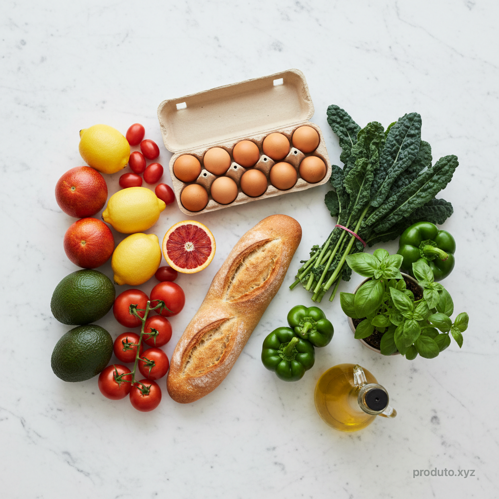Plataforma produto.xyz para listas de compras inteligentes, scanner de nota fiscal e comparação de preços de produtos no supermercado